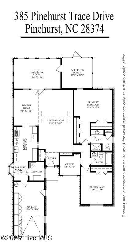 Floor plan, main level