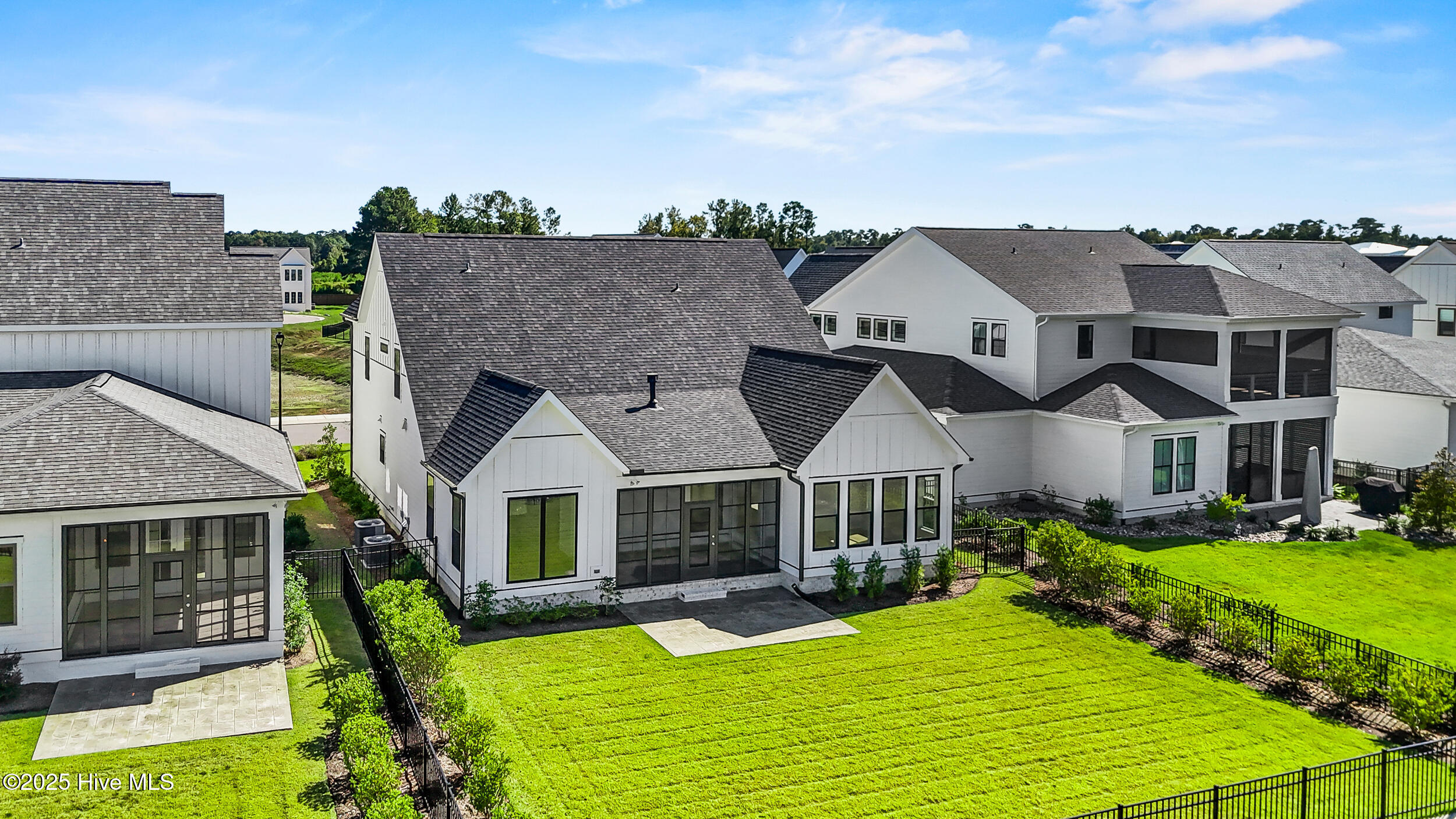 Large fenced in back yard
