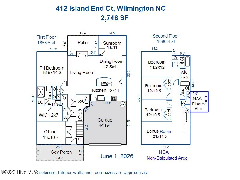 Exterior photo of 412 Island End Court, Wilmington, NC 28412. MLS: 100587292
