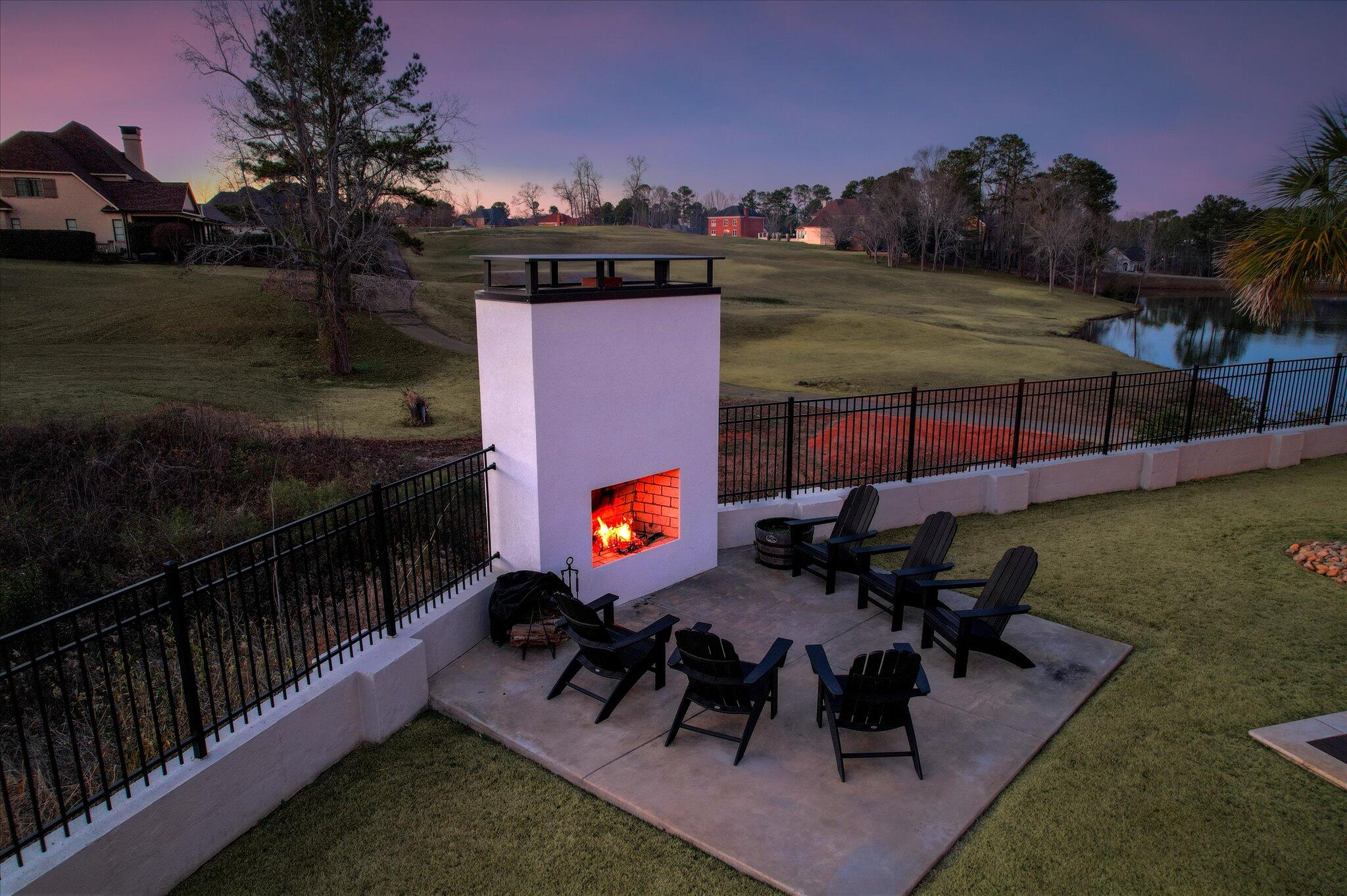 Gather around the fire and enjoy the view!