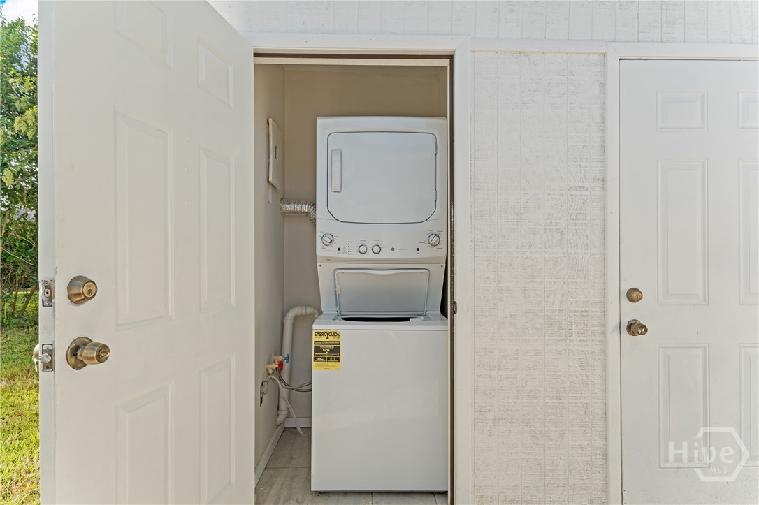 Shared Exterior Laundry