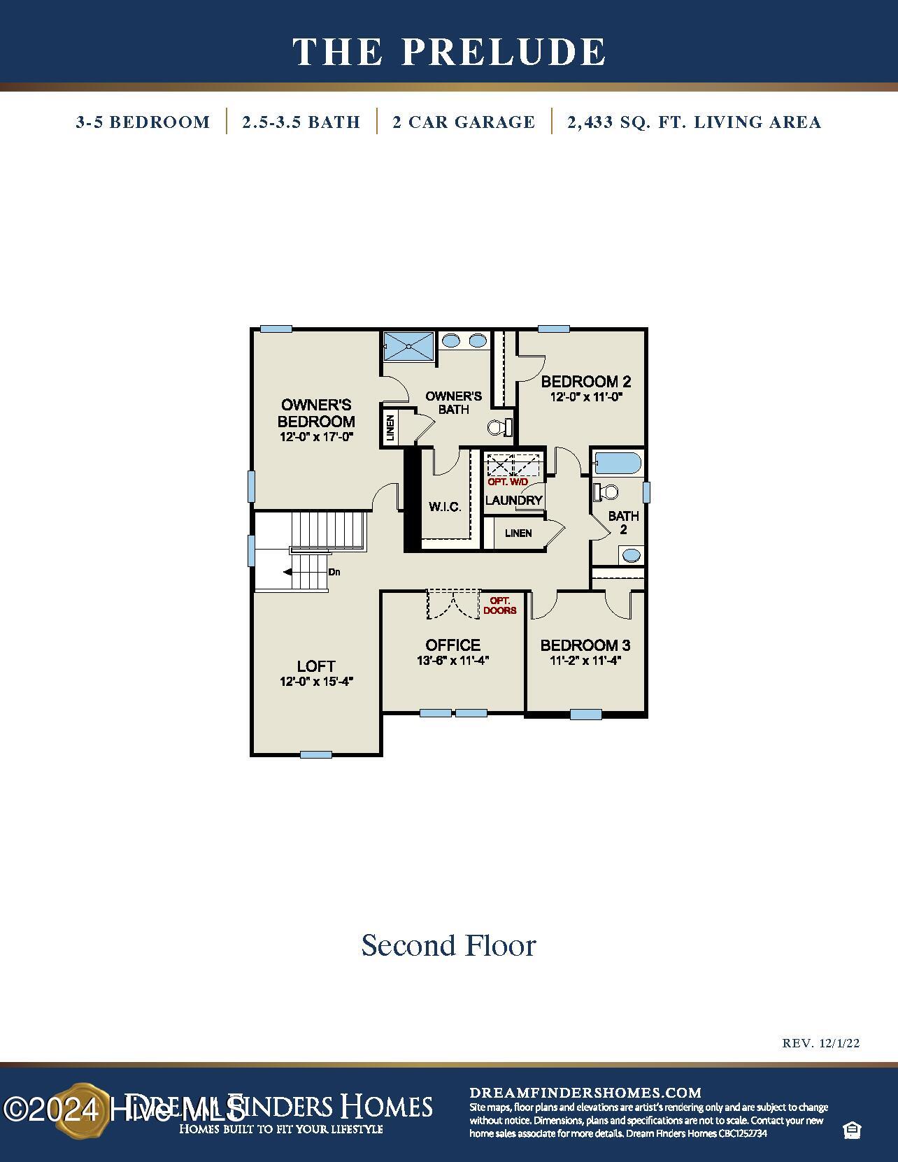 5191 Meagan Lane NE, Winnabow, NC 28479 – photo 3: Prelude - Second Floor
