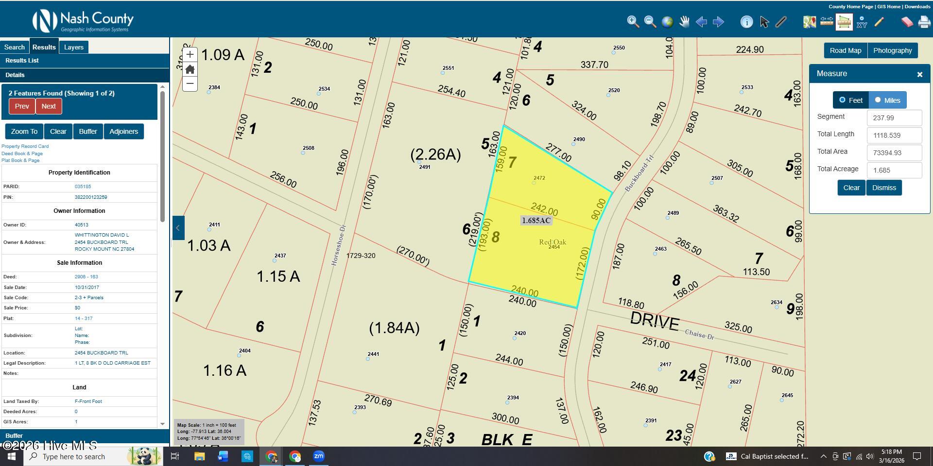 GIS 2 lots 1.69Acre
