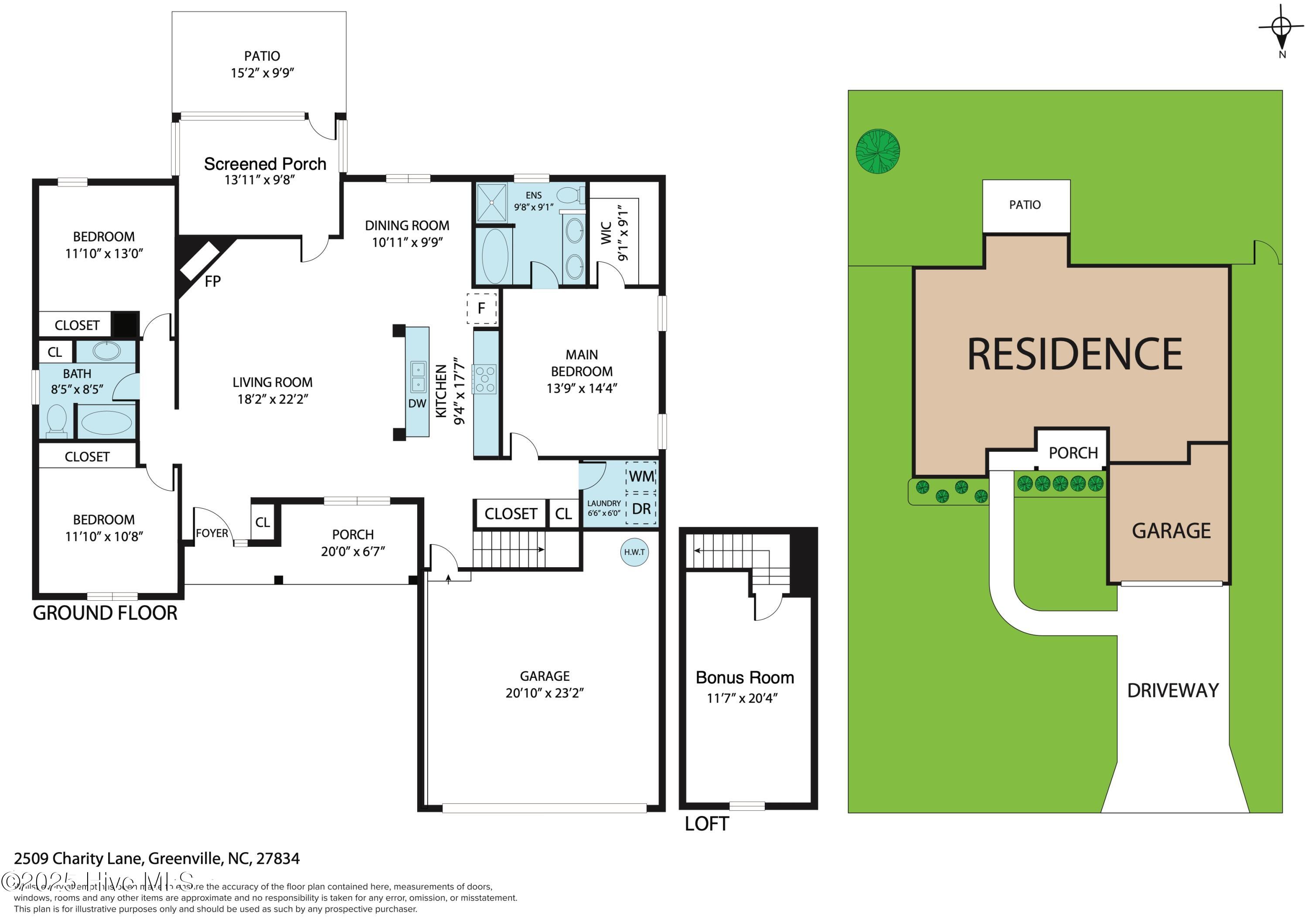 Homes for sale in Winterville, NC | 2509 Charity Ln, Winterville, NC 28590 | MLS# 100543569