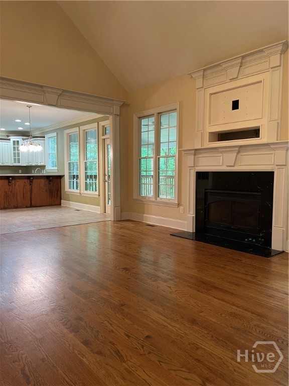Family room & kitchen area