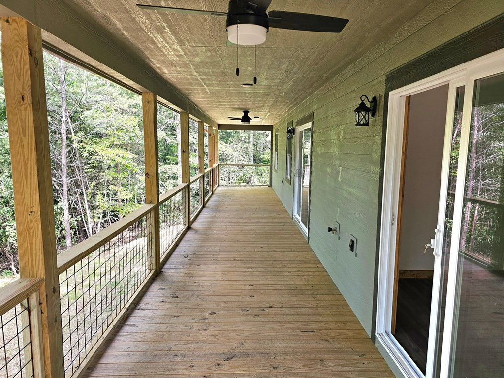 Back porch to enjoy the surrounding serenity