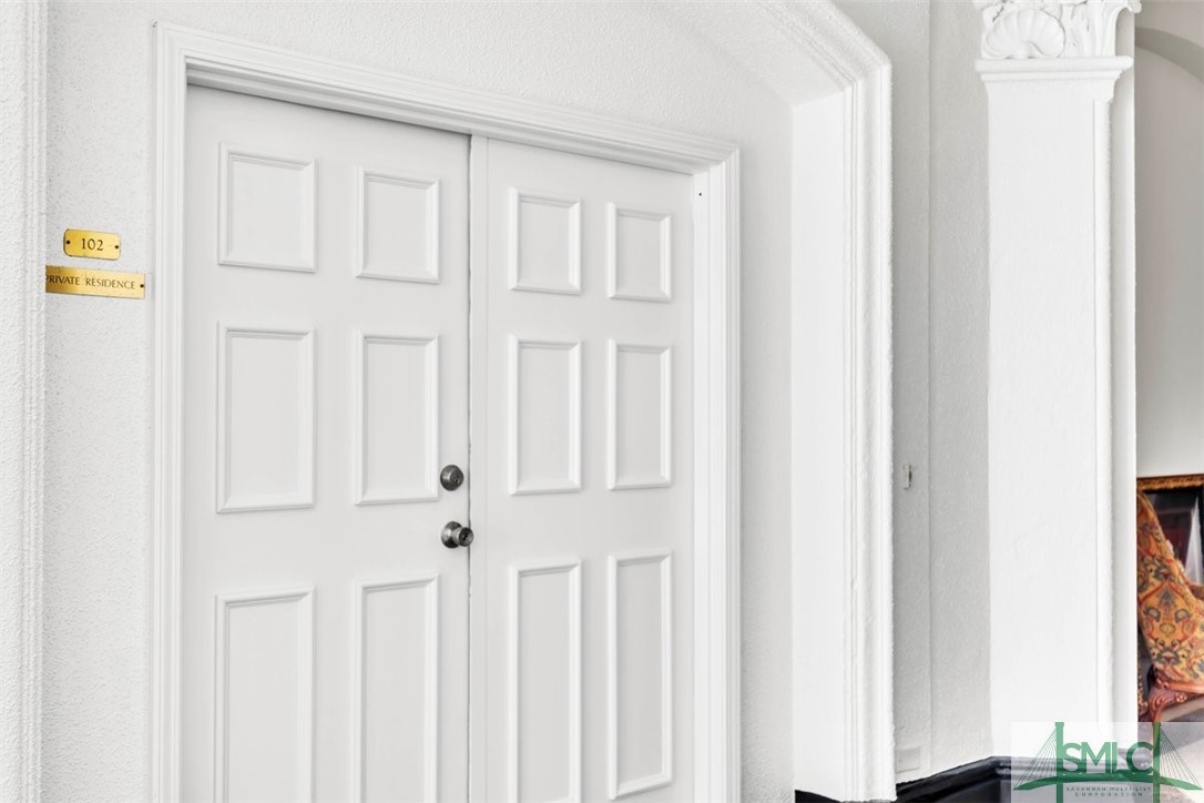 Unit 102 Entrance in the Lobby