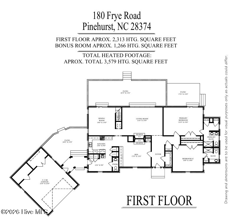 Exterior photo of 180 Frye Road, Pinehurst, NC 28374. MLS: 100602456