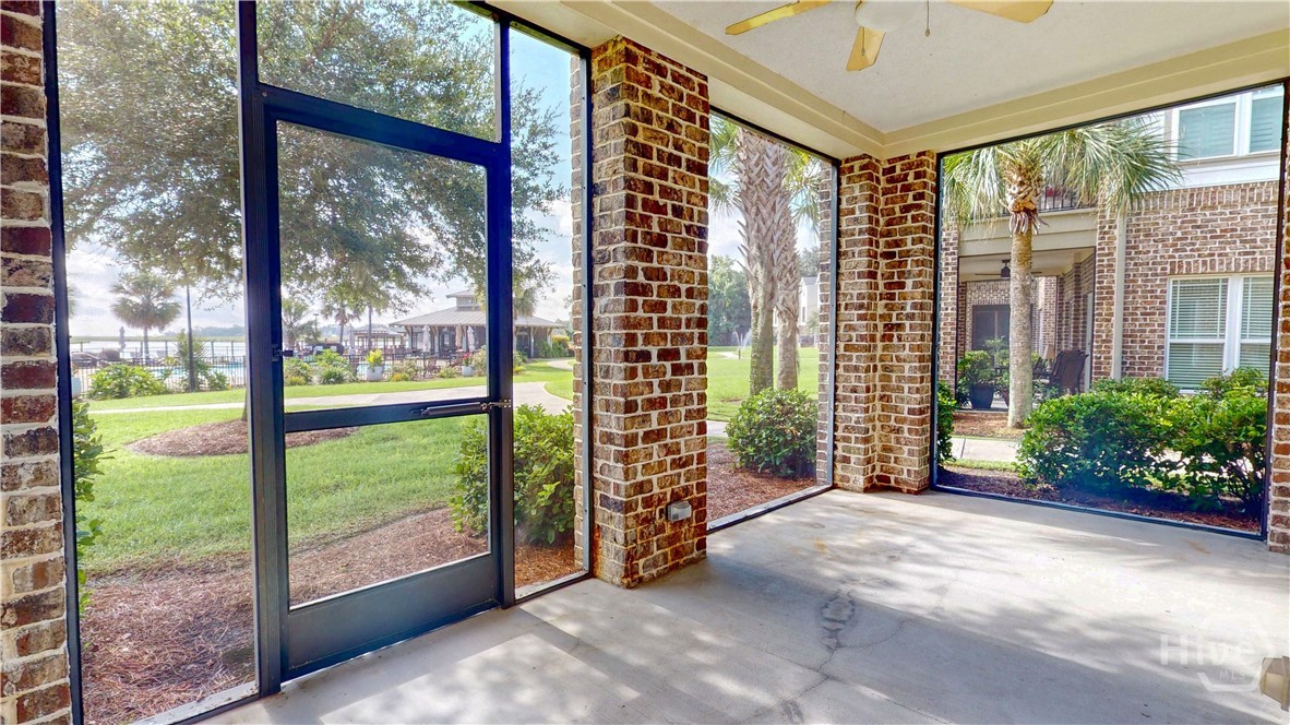 Screened in Back Patio
