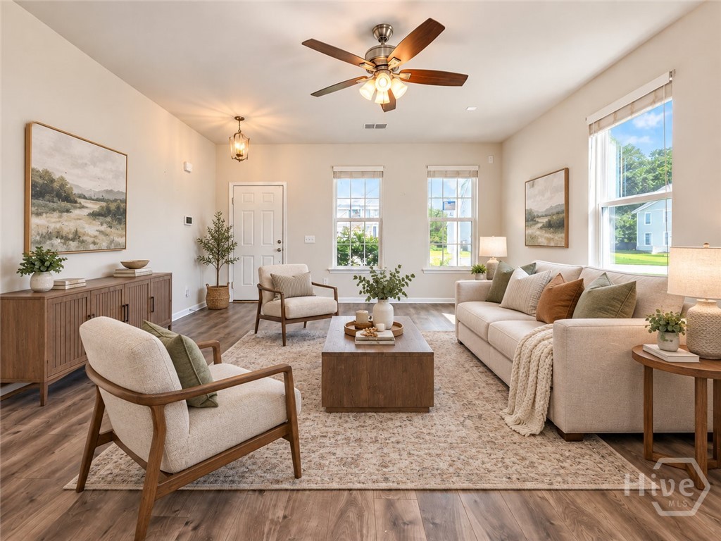 Virtually Staged Living Area