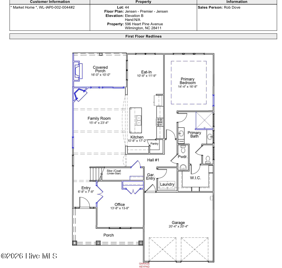 Exterior photo of 596 Heart Pine Avenue, Wilmington, NC 28411. MLS: 100590389