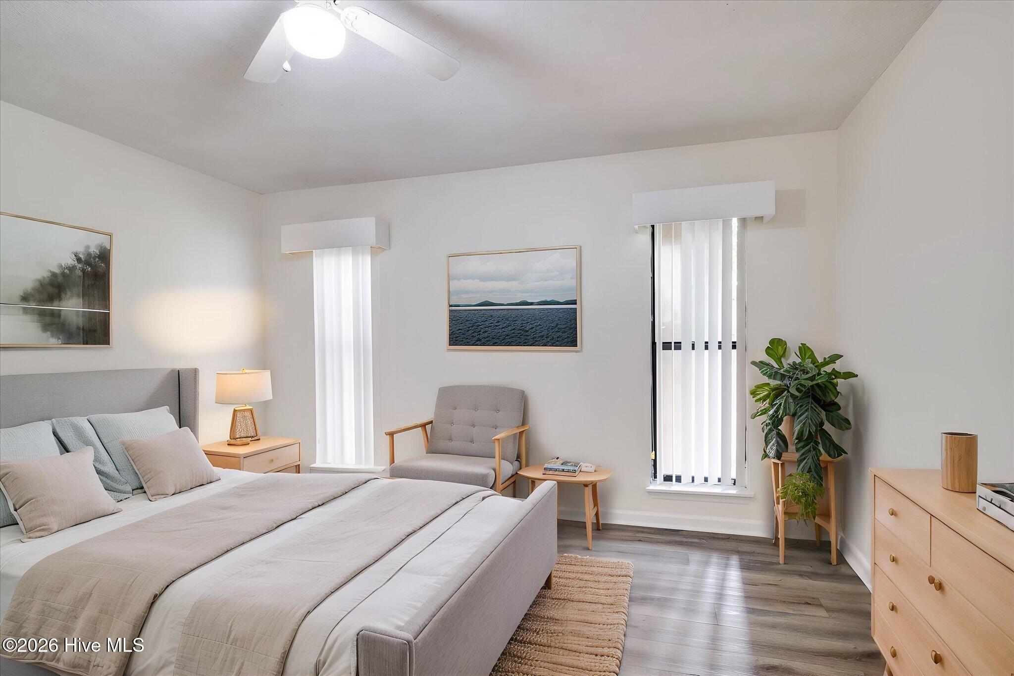 Virtually Staged Bedroom