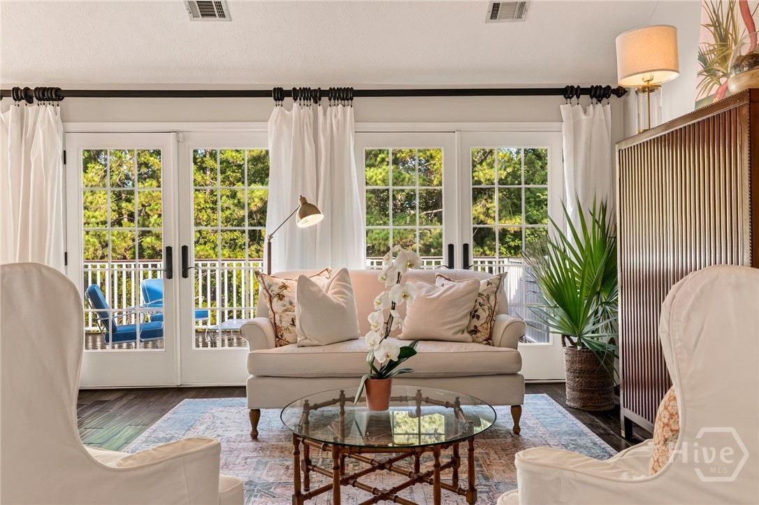 Family Room with Cathedral ceiling