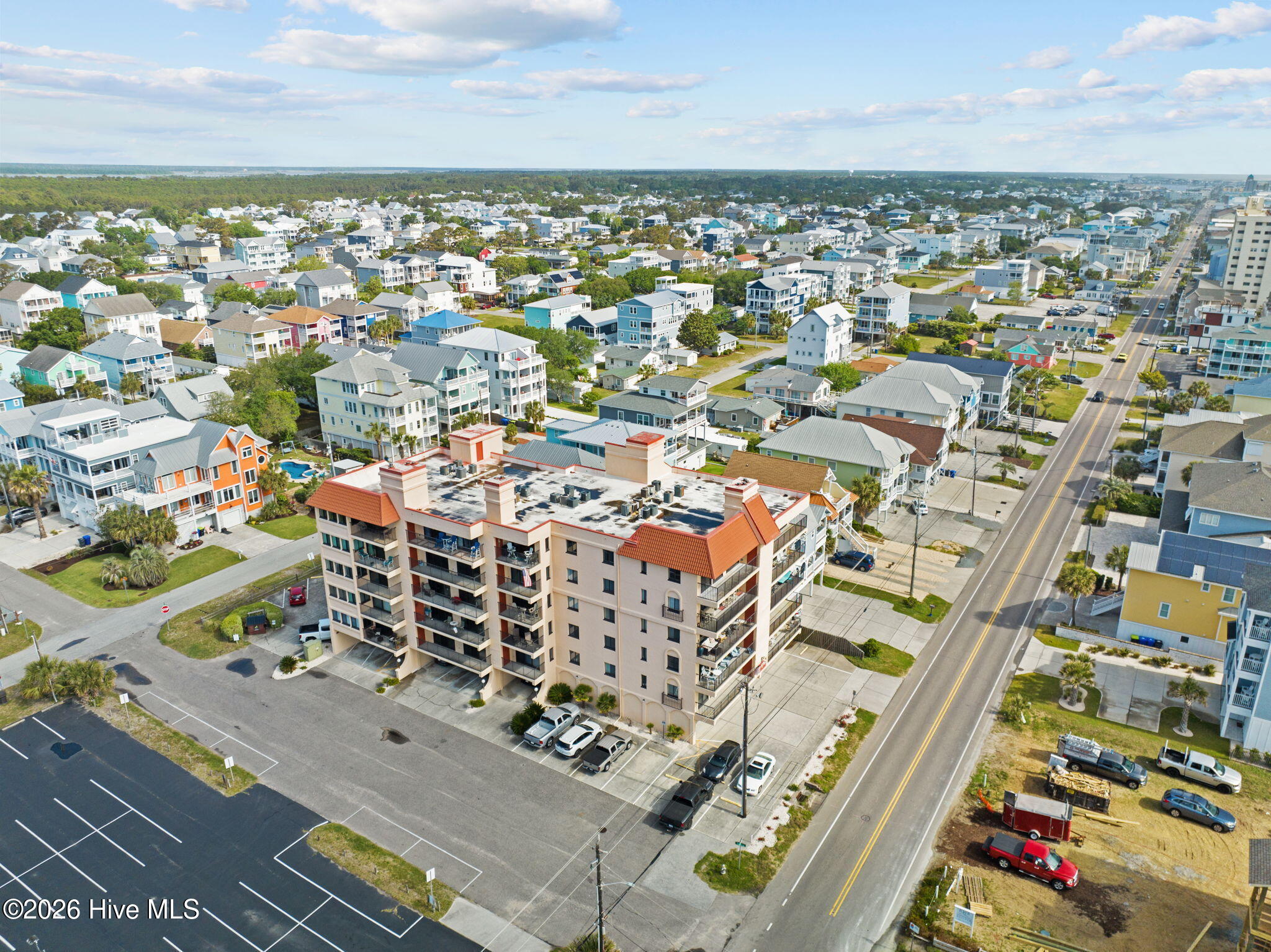 Facing North