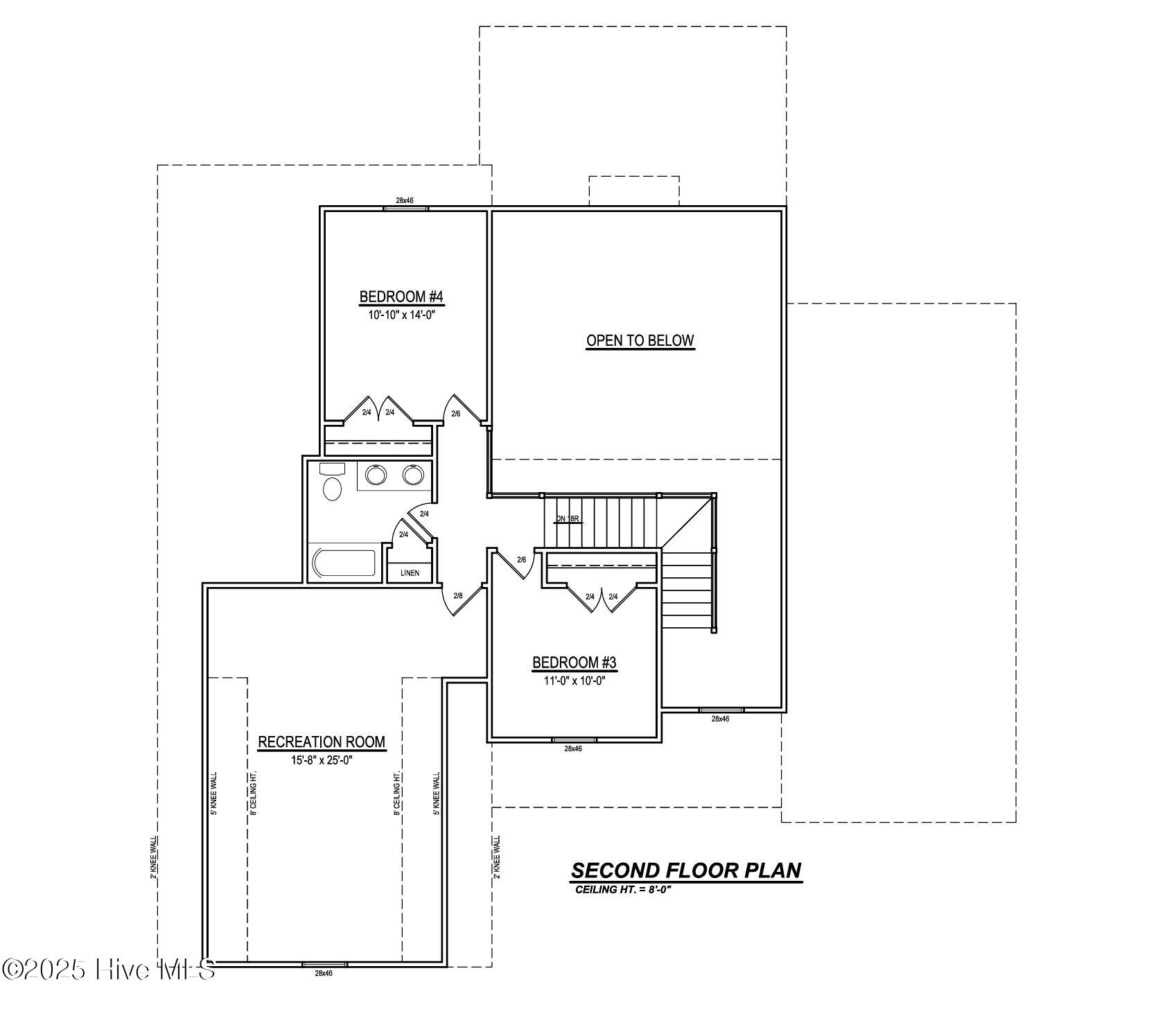 Woodstock Plan Second Floor