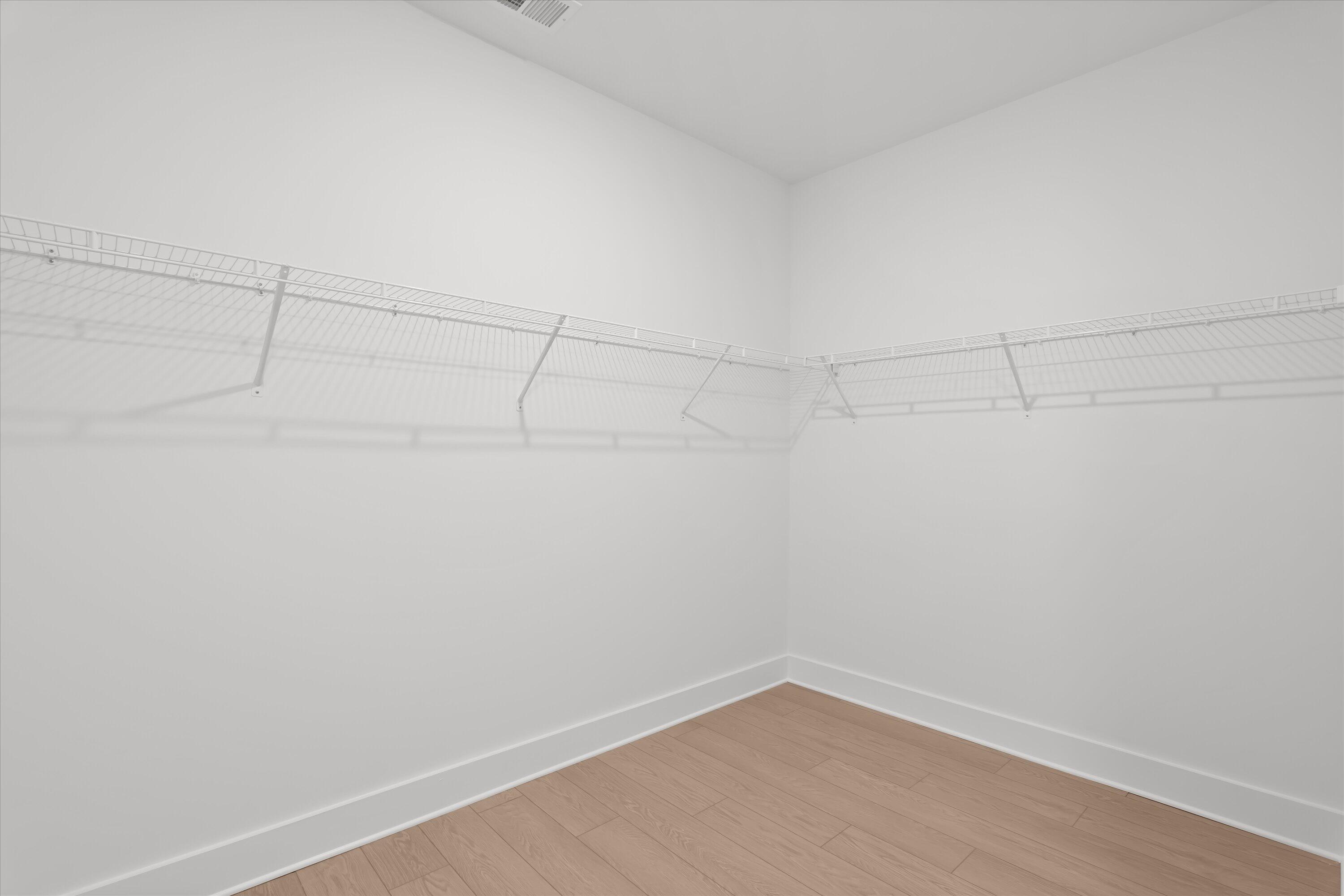 Stock photo primary closet