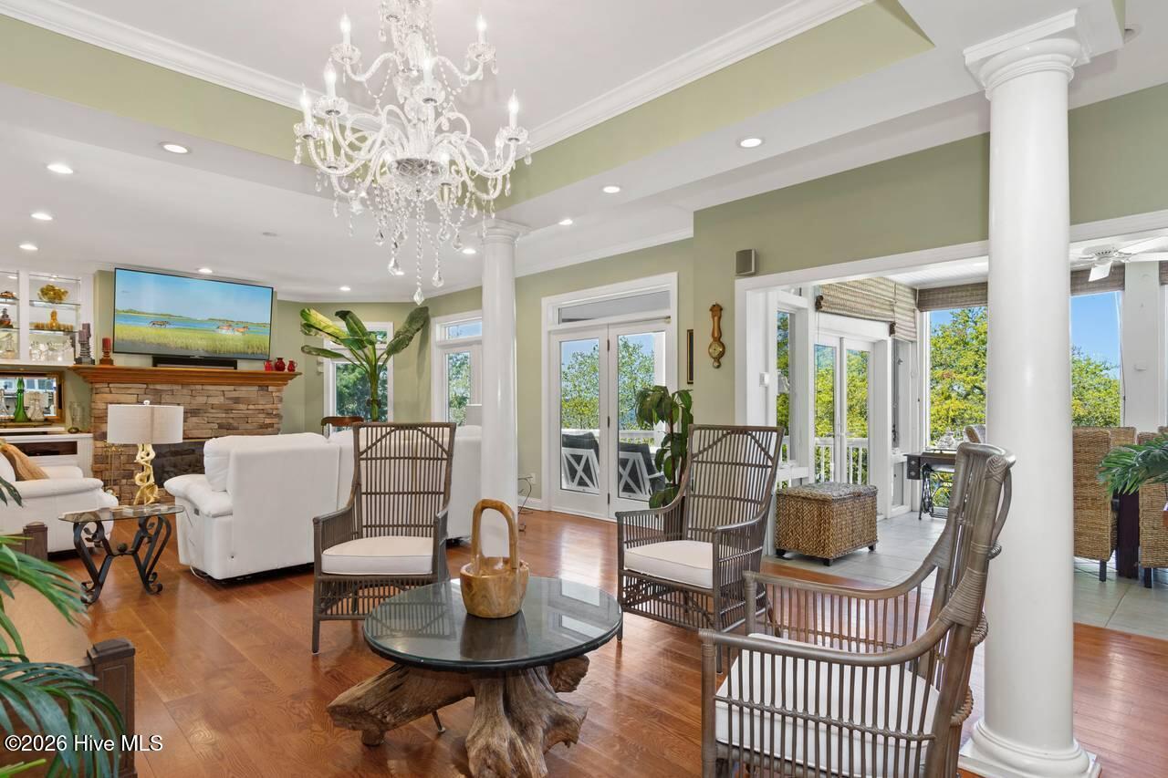 Open Living & Dining Areas