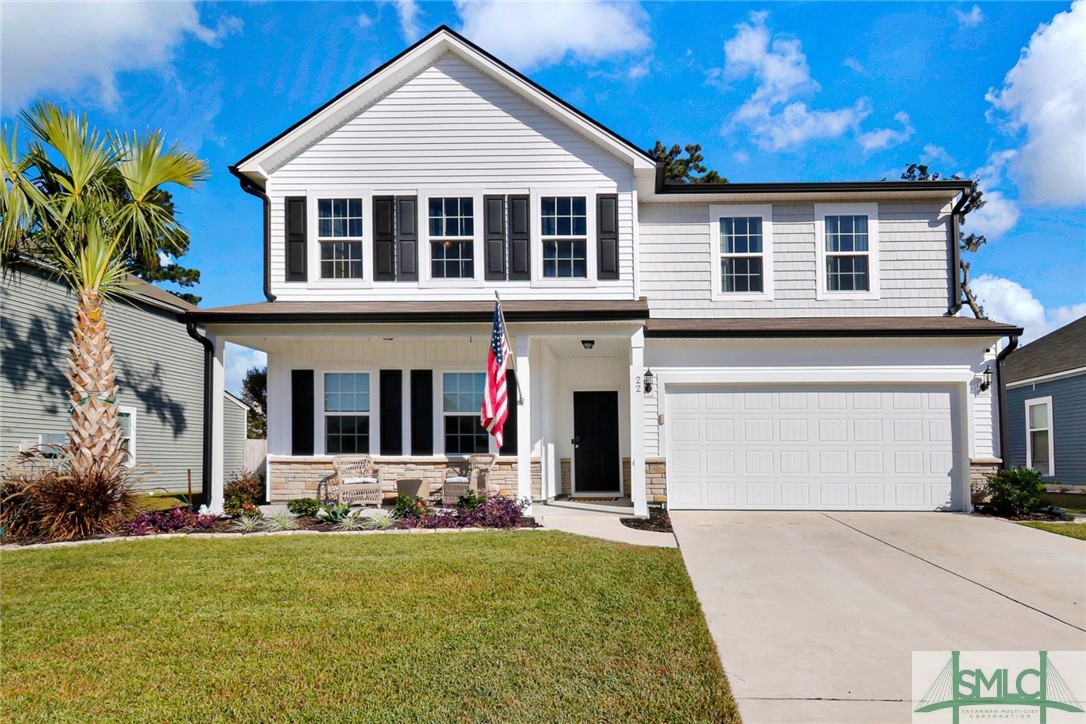 This exceptional home in Shadow Moss stands out with over $20k in recent upgrades, offering more luxury finishes and features than any other active listing in the neighborhood. With 4 spacious bedrooms, 2.5 baths, and 3 versatile bonus spaces, this home adapts to your lifestyle. Inside, the kitchen features rich cabinetry complemented by a stunning new herringbone backsplash and modern light fixtures. The living room boasts a charming shiplap accent wall, while the main floor benefits from new blinds throughout. Upstairs, you'll find plush new carpet on the stairs and luxury vinyl plank flooring in all the bedrooms, hallway, and loft. Outside enjoy the newly installed sod, professional landscape design, newly installed full irrigation system, screened-in porch, and a fully fenced yard. Additional upgrades include HVAC ductwork/vent cleaning with UV lights installed. The solar panels are fully paid off, providing energy savings for years to come. Don't miss your chance to own this home!