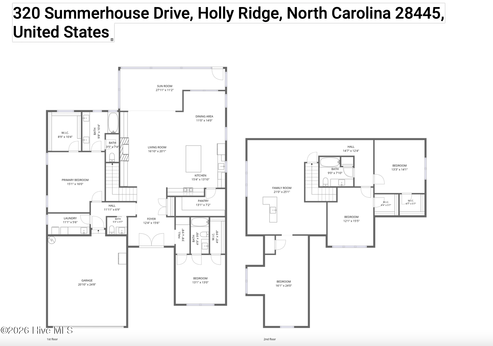 Exterior photo of 320 Summerhouse Drive, Holly Ridge, NC 28445. MLS: 100607252