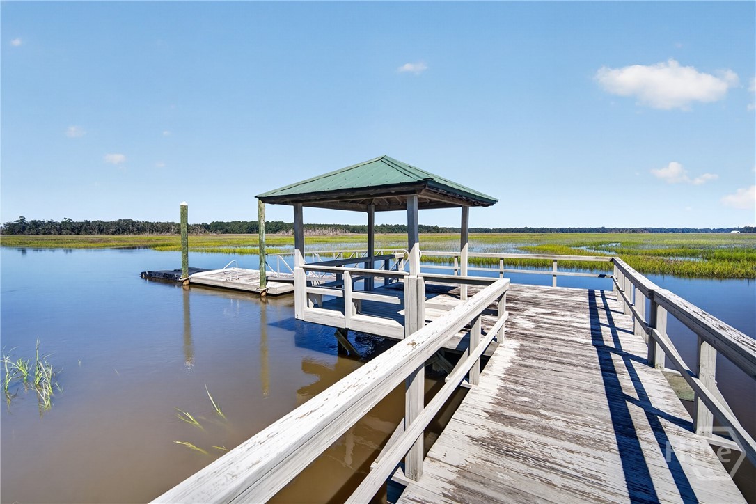 Easy living along the Georgia coast with private dock.