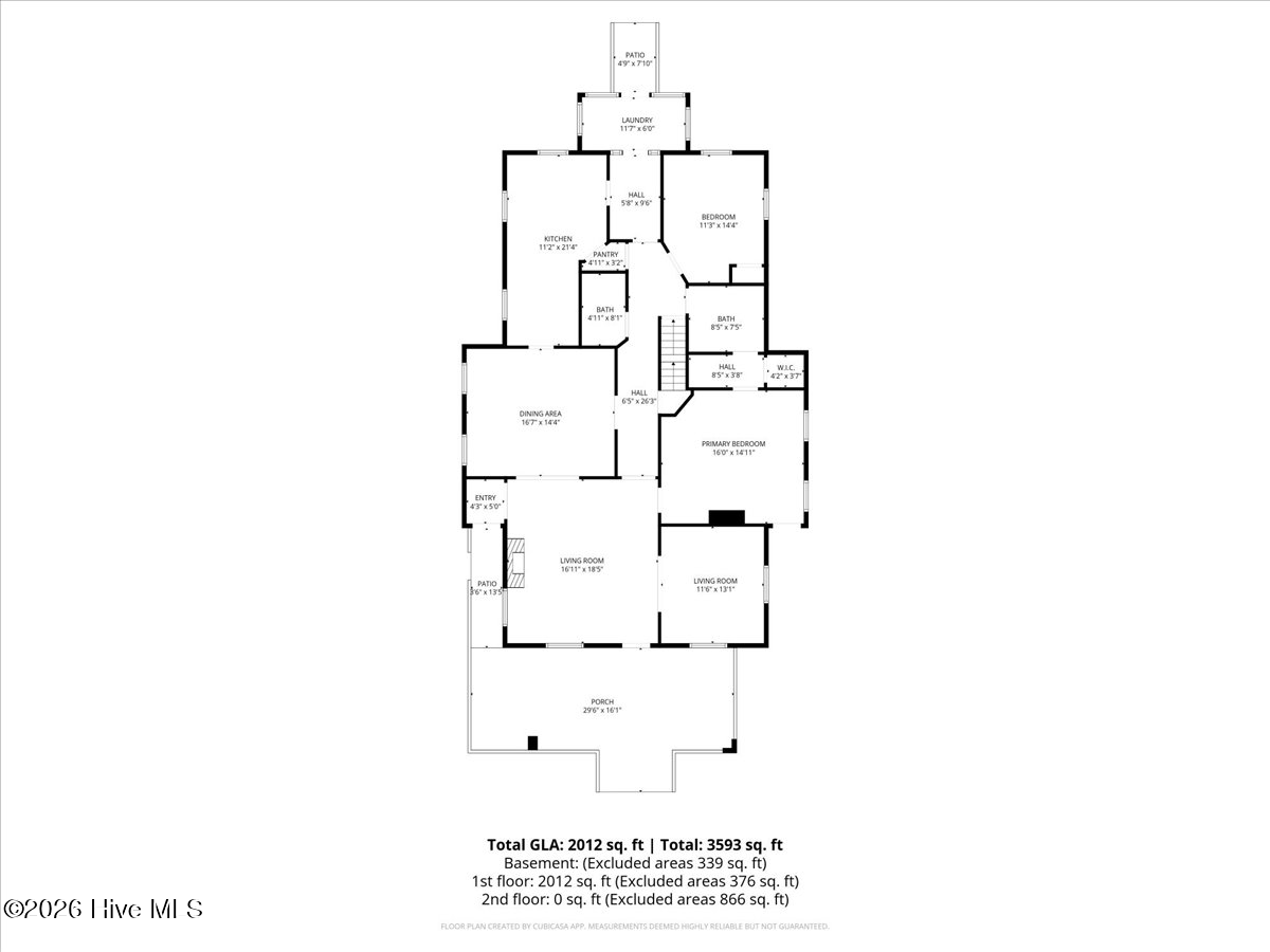 Exterior photo of 129 E Railroad Street, La Grange, NC 28551. MLS: 100564473