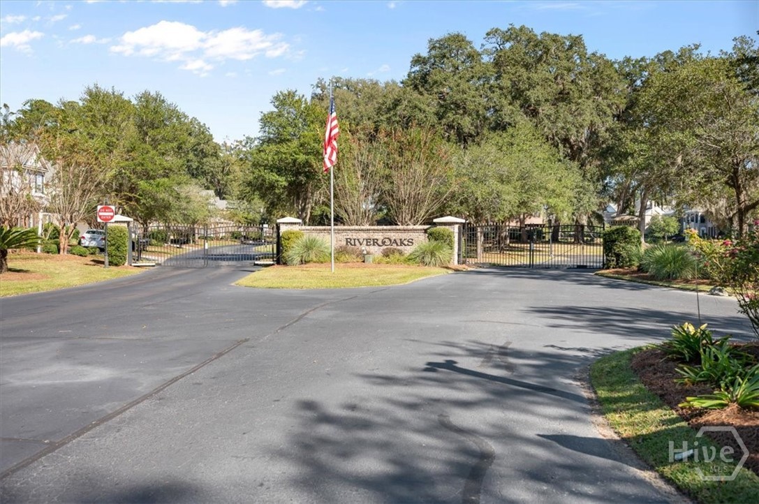 private gated entrance