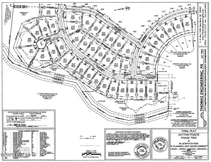 Portion of Recorded Plat