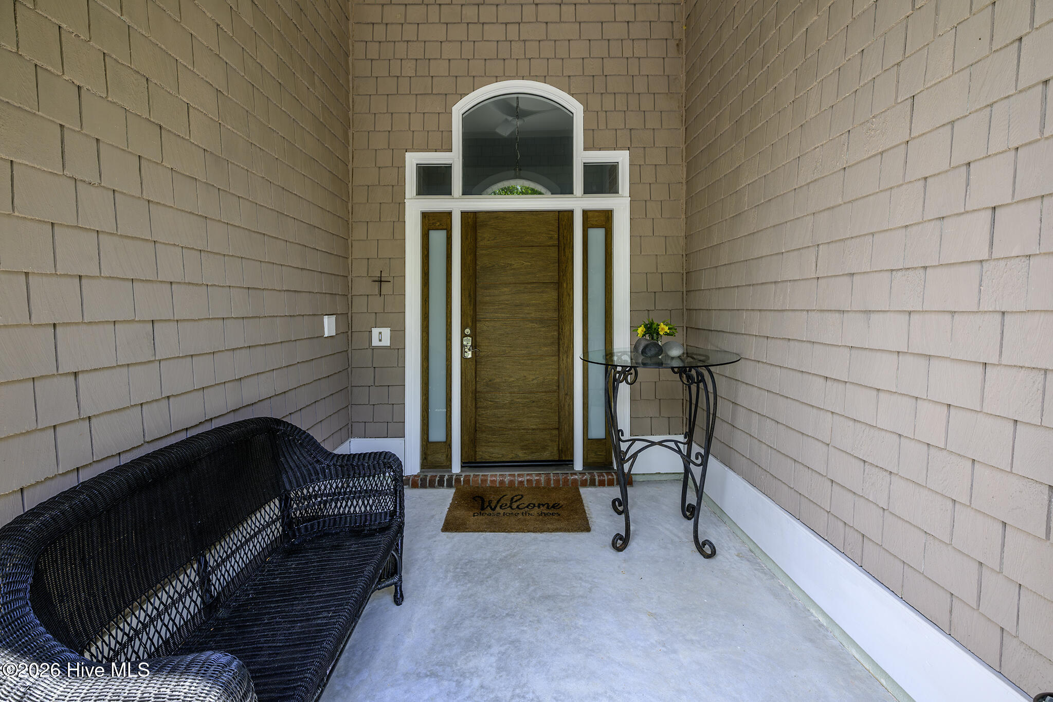 Inviting Covered Entrance