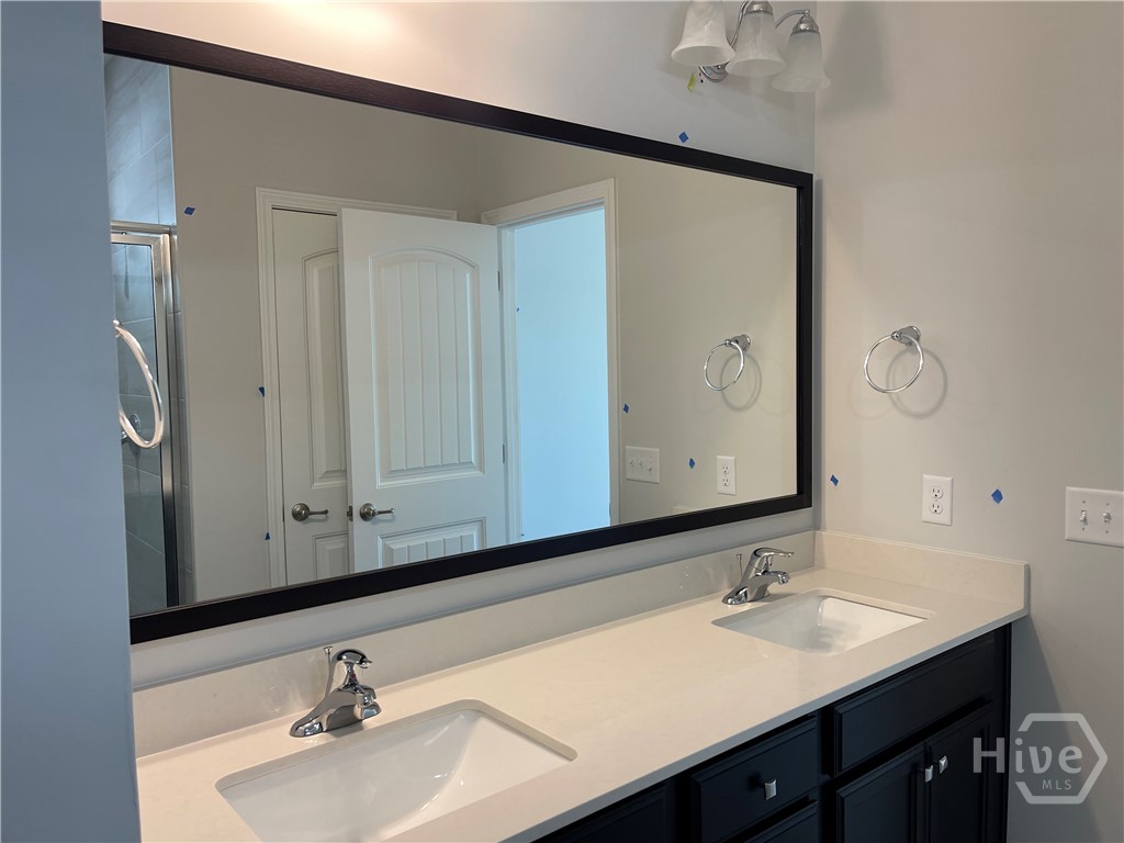 Double Quartz Vanity