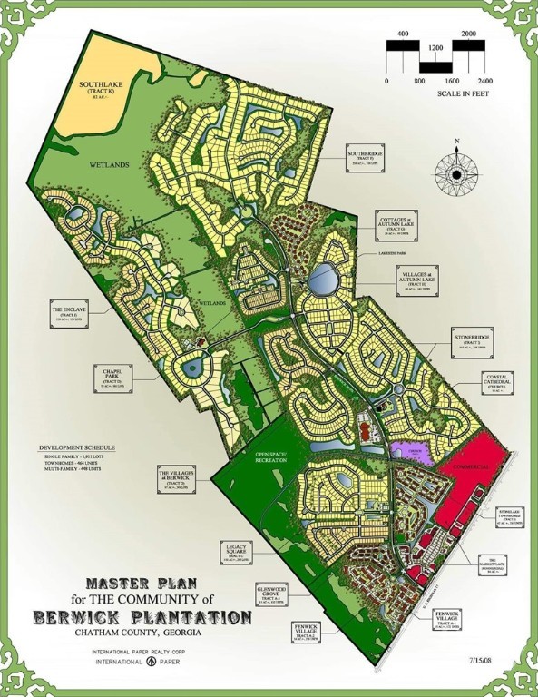 Stone lake is directlly behind Shopping and walking path follows Berwick Blvd. to Park and Walking Area around Lake.  Everday conveniences are here within walking or golf cart distance.