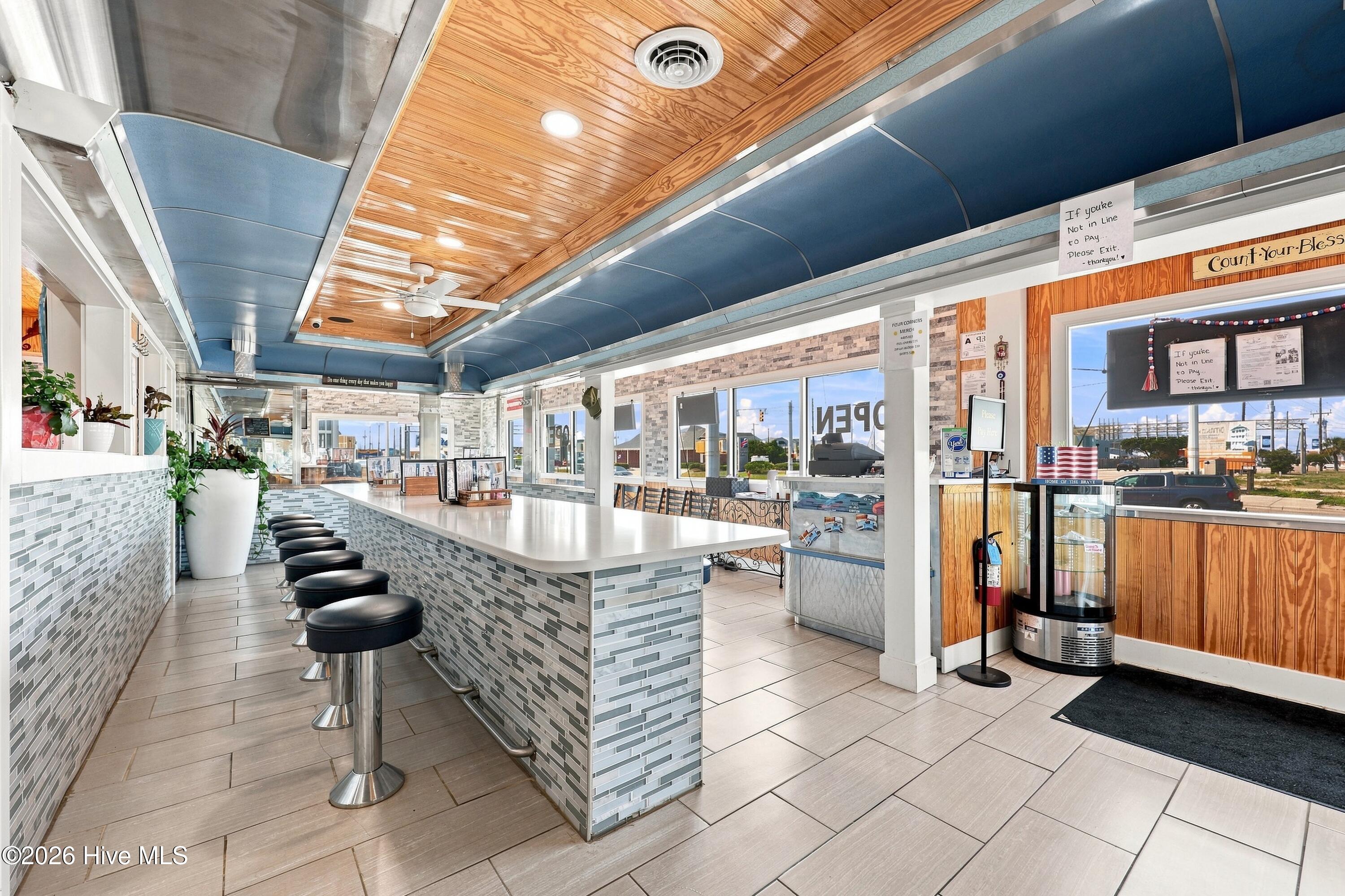 Original diner area.