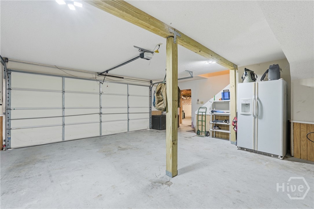 2-car garage with insulated garage door