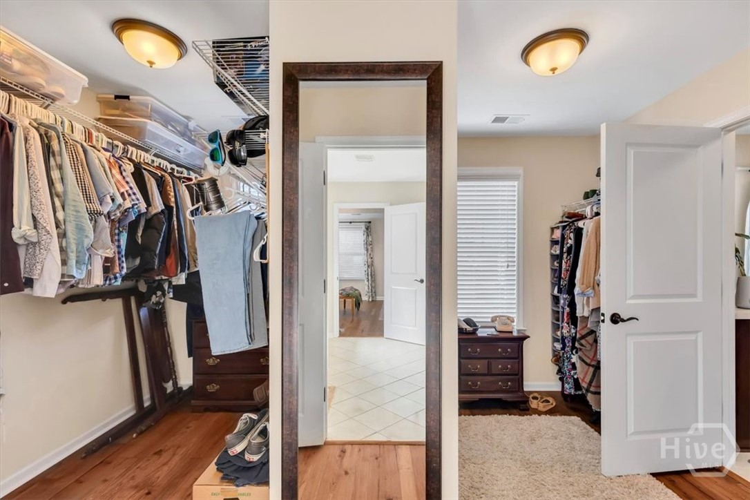 Huge primary closet