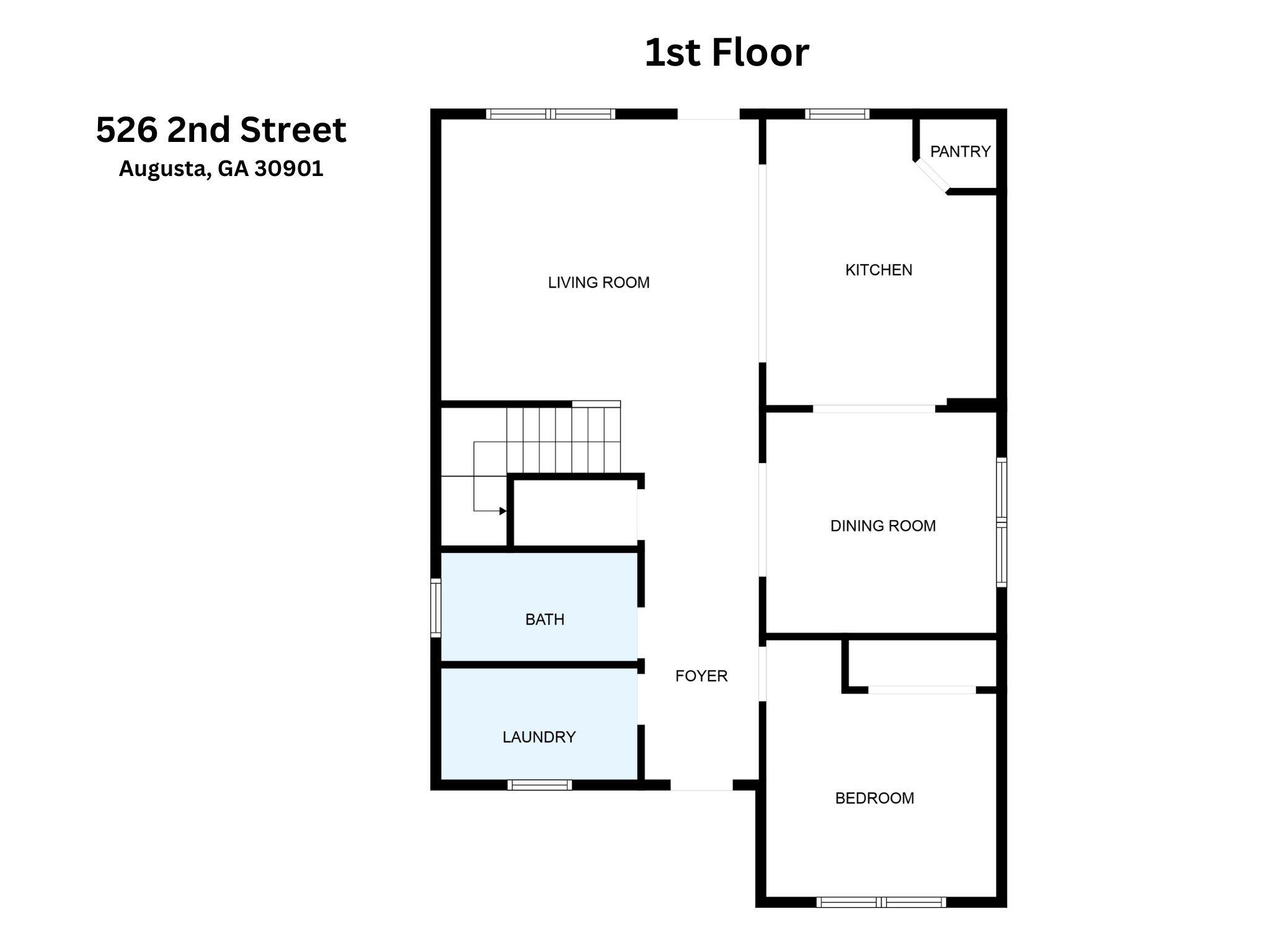 526 2nd St- 1st floor