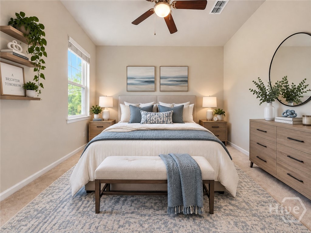 Virtually Staged Bedroom 3