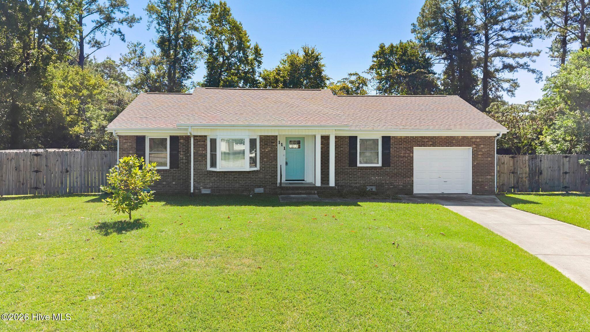 Photo 1 of Single family home for sale at 111 Ronny Ct, Jacksonville, NC 28546 | MLS# 100606235 | Listing updated on 2026-10-05