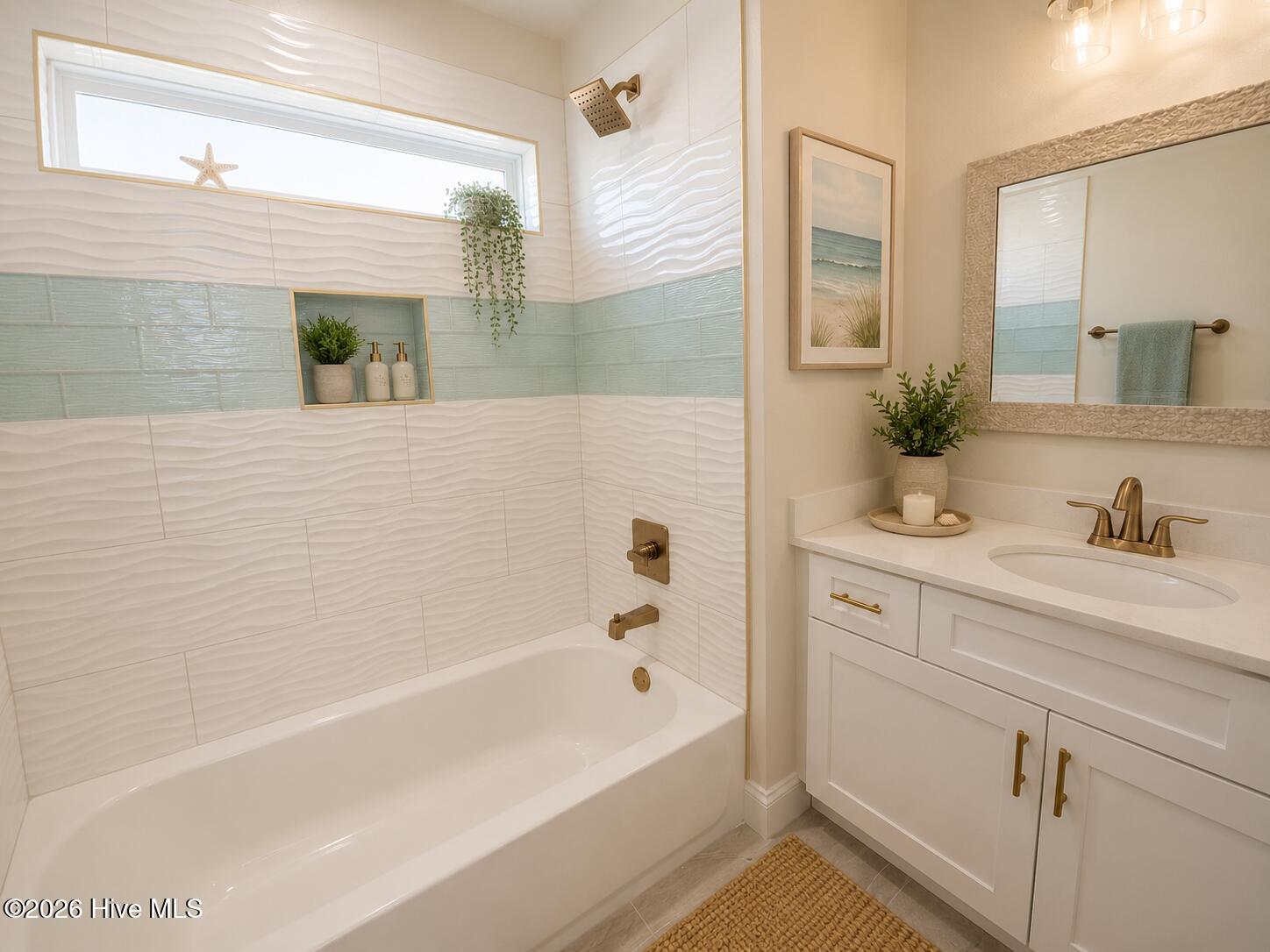 Virtually staged photo bathroom 2