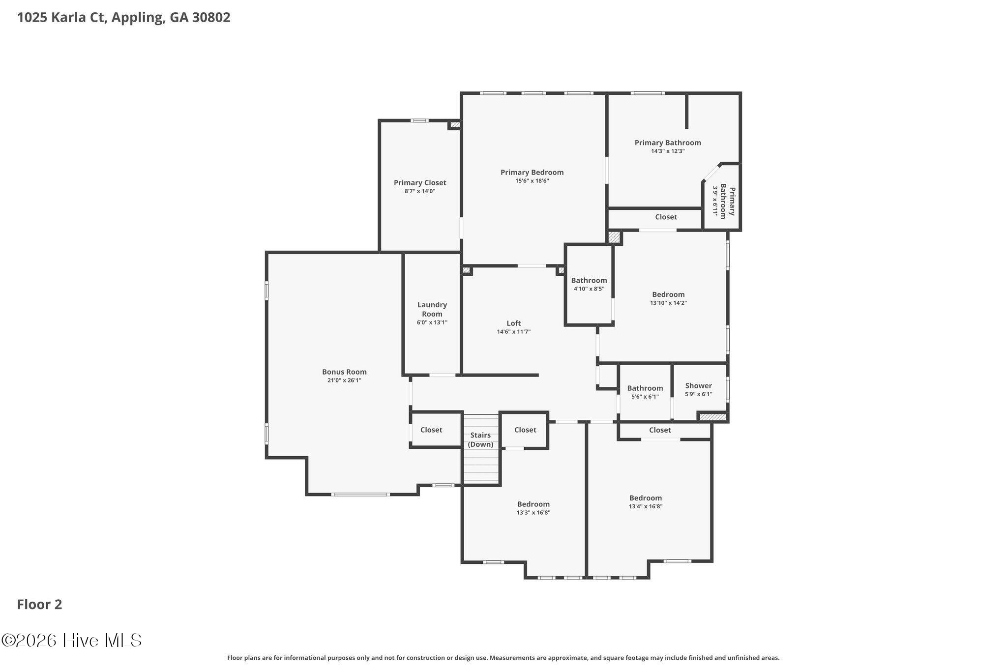 57th image of 1025 Karla Ct, Appling, GA 30802 | MLS# 100588222