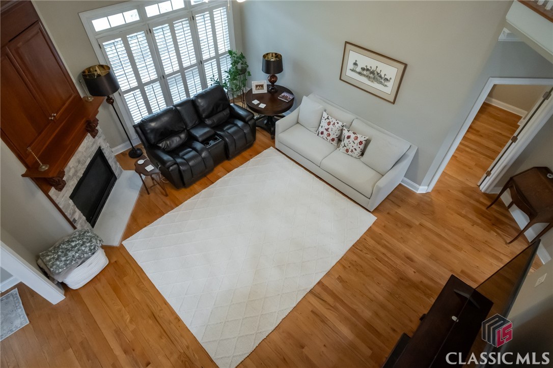 Great Room with view from landing
