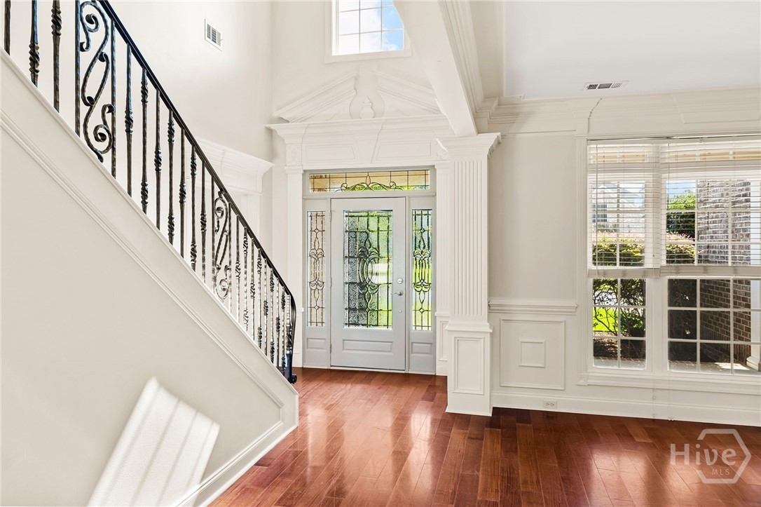 Stairs to second floor