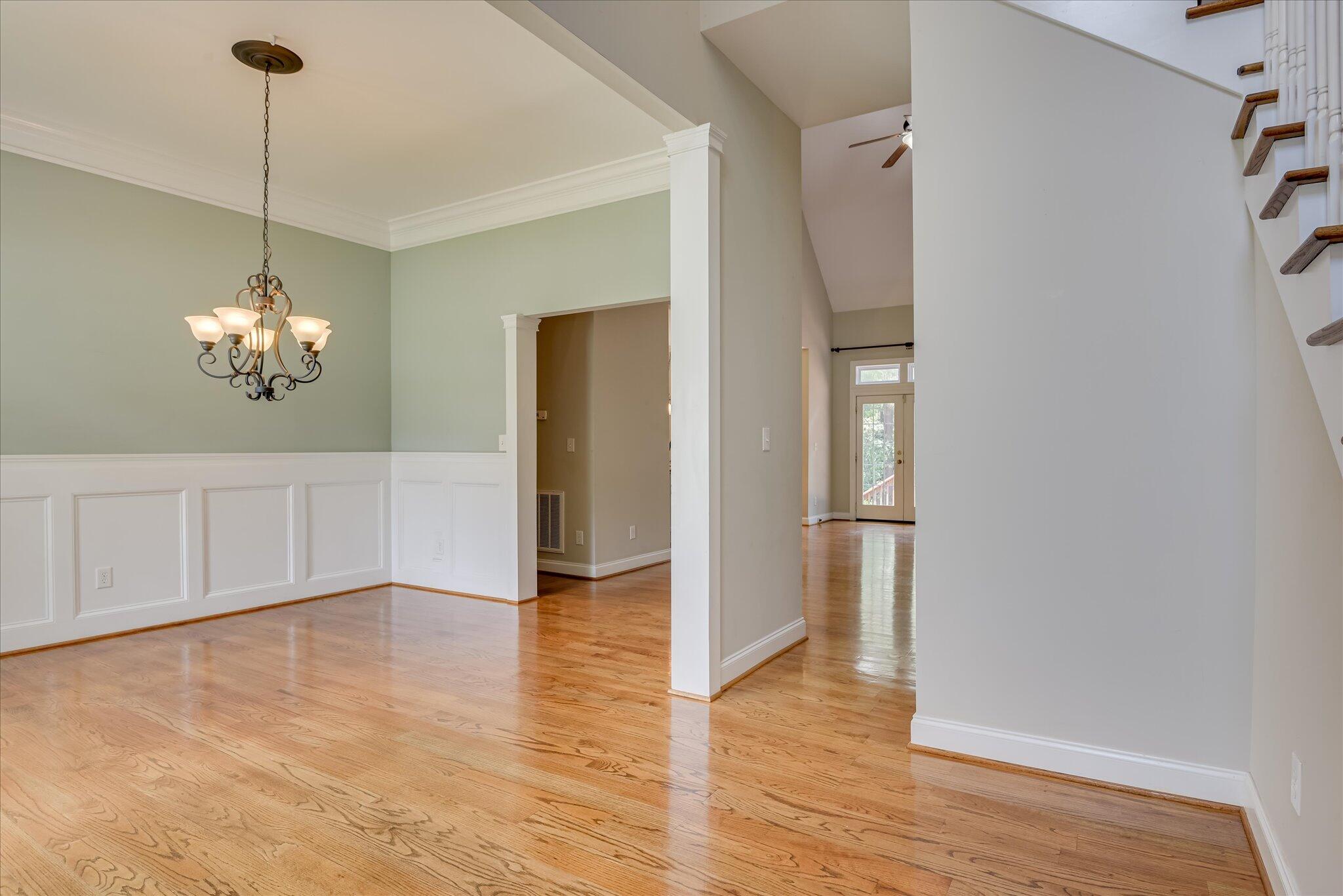 Lovely dining room with lots of millwork