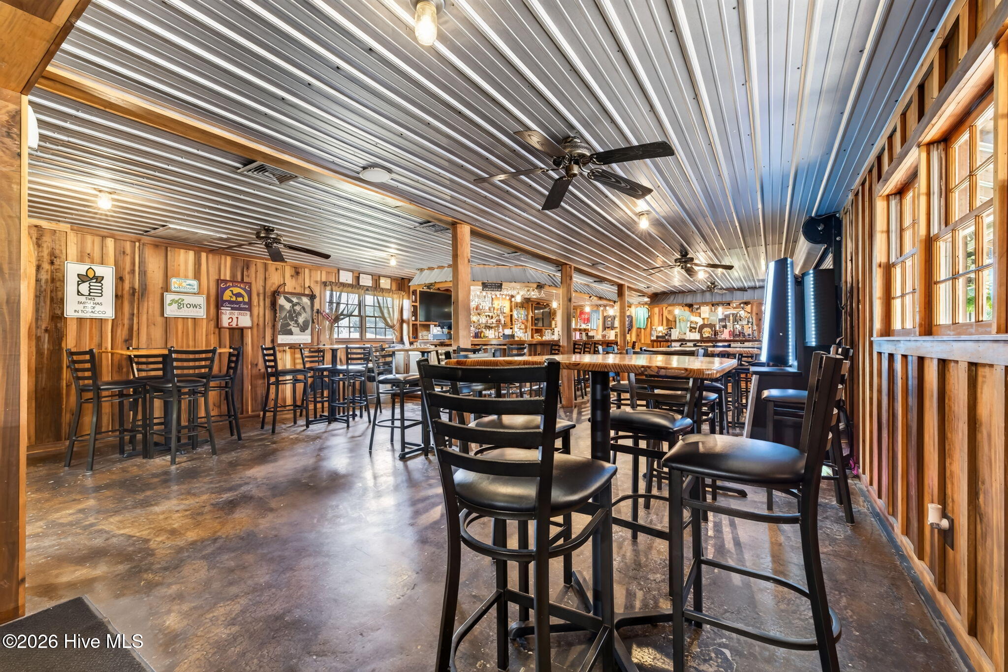Bar located in Retail area