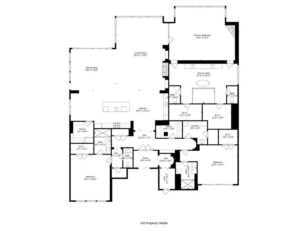 Sample Floorplan - All plans and dimensions are approximate and subject to change without notice. Plans and room dimensions may vary accordingly to elevation.