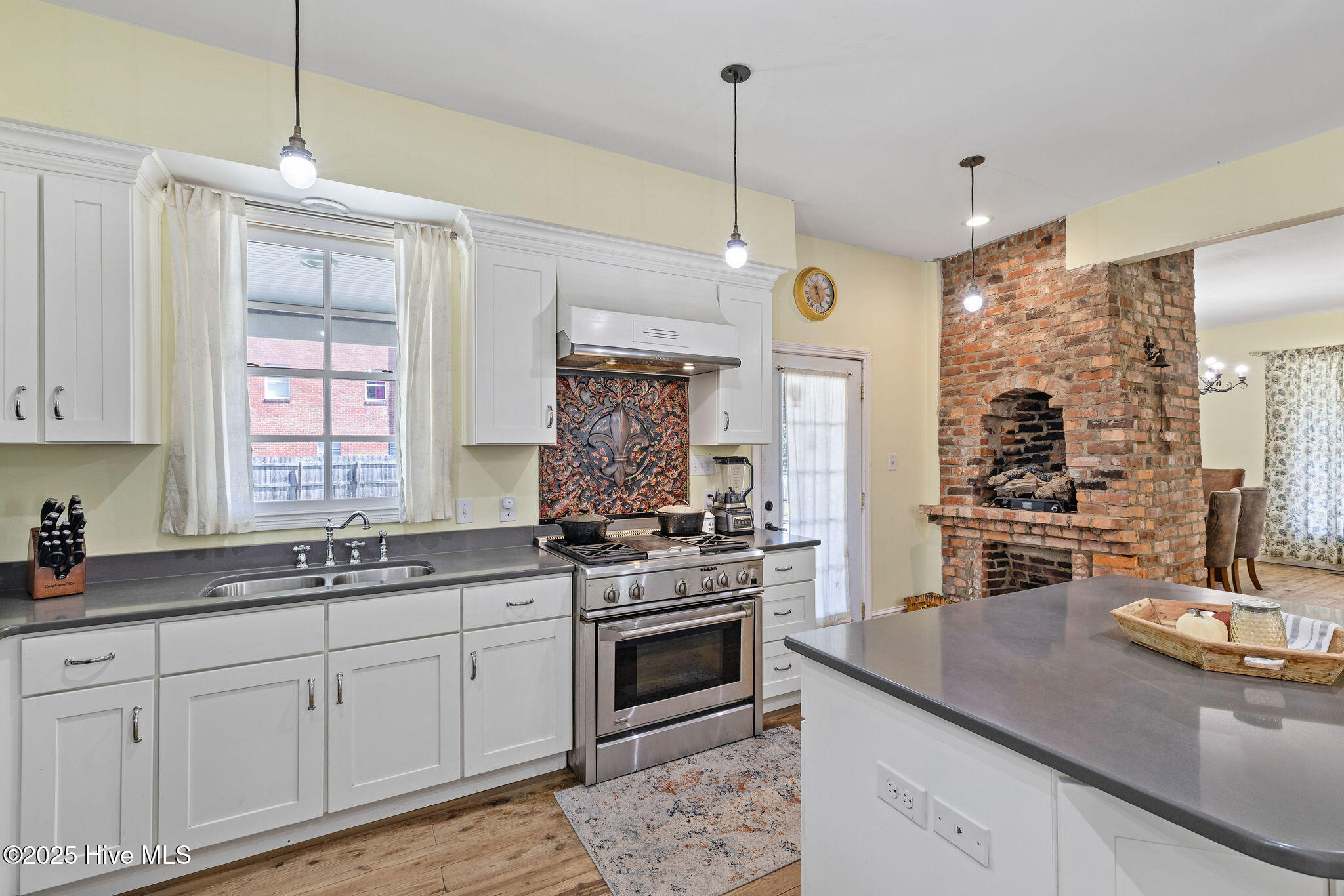 Kitchen Fireplace