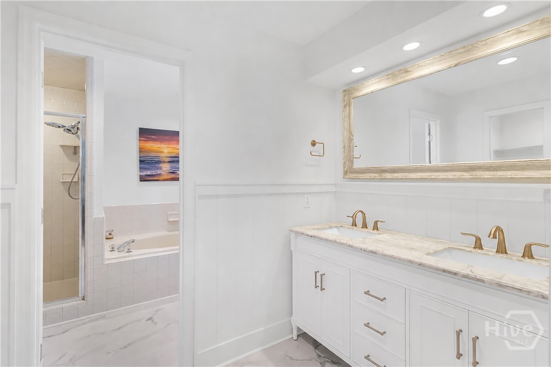 Primary Bathroom- Virtually Enhanced