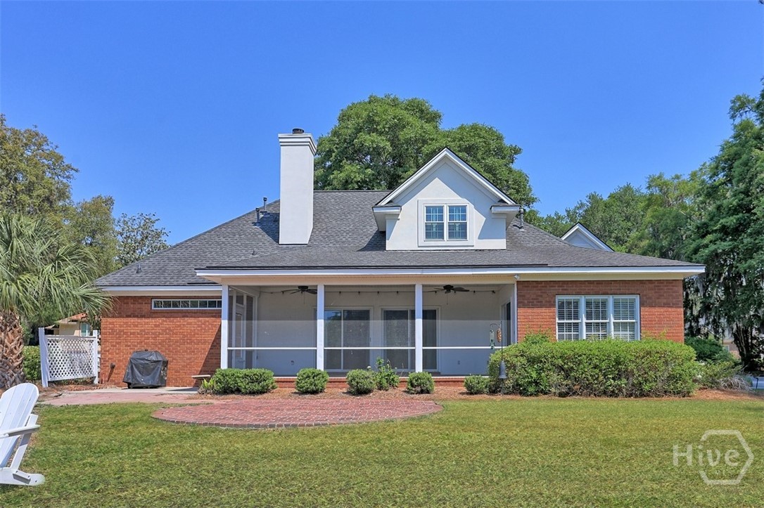 View of back of home