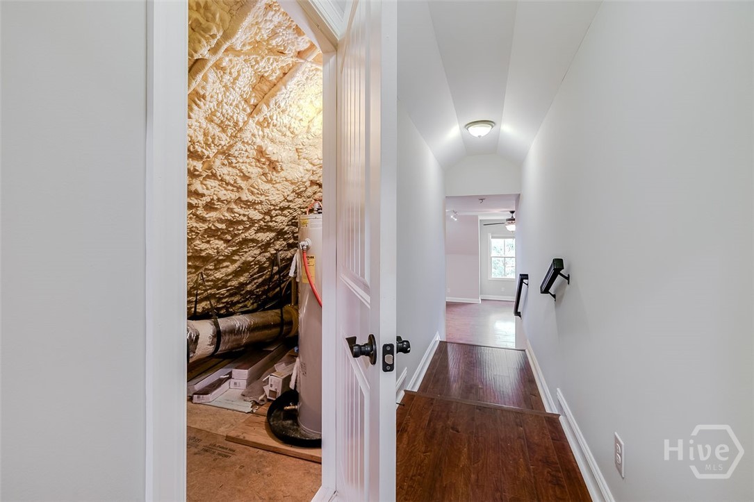 Hall Storage with Spray Foam