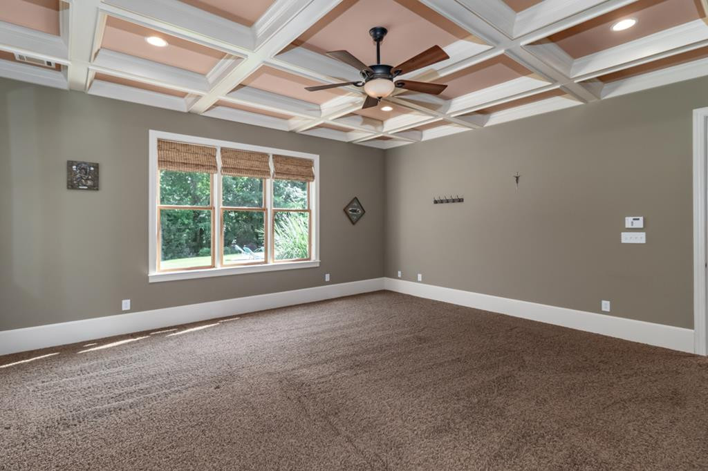 Owner's Suite w/ Coffered Ceiling