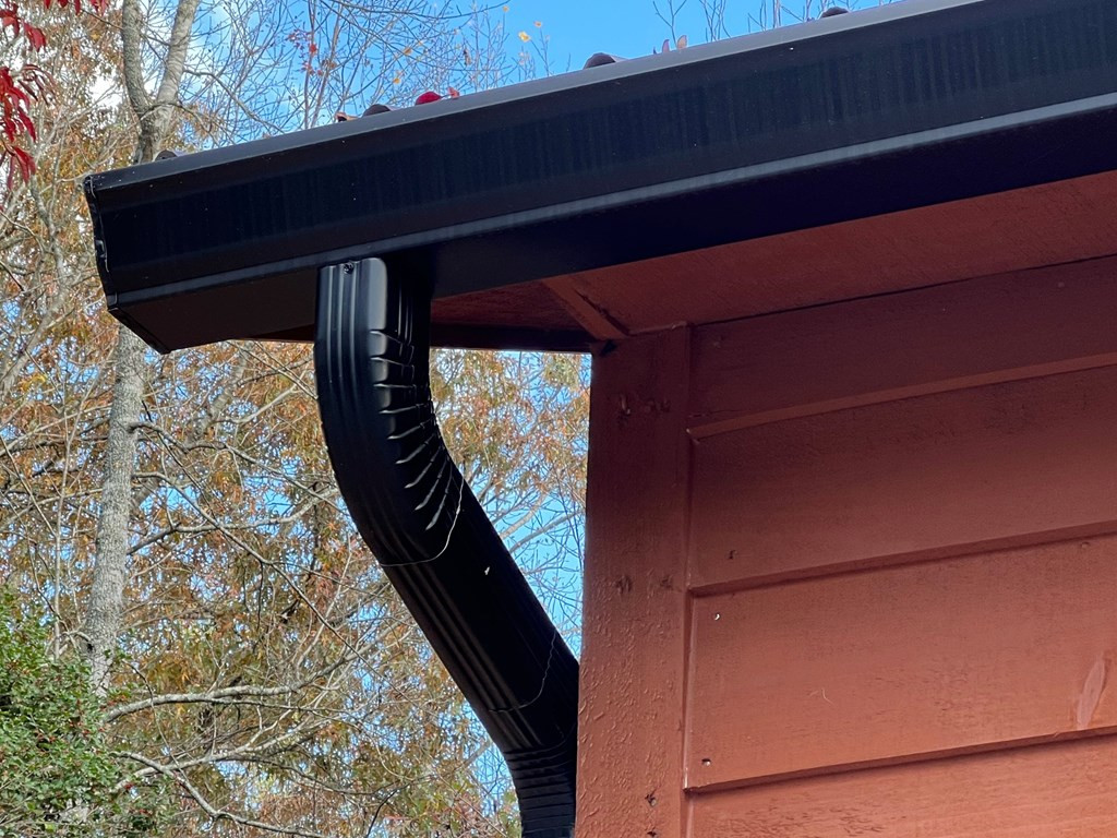 New gutters/metal roof/siding/varnish
