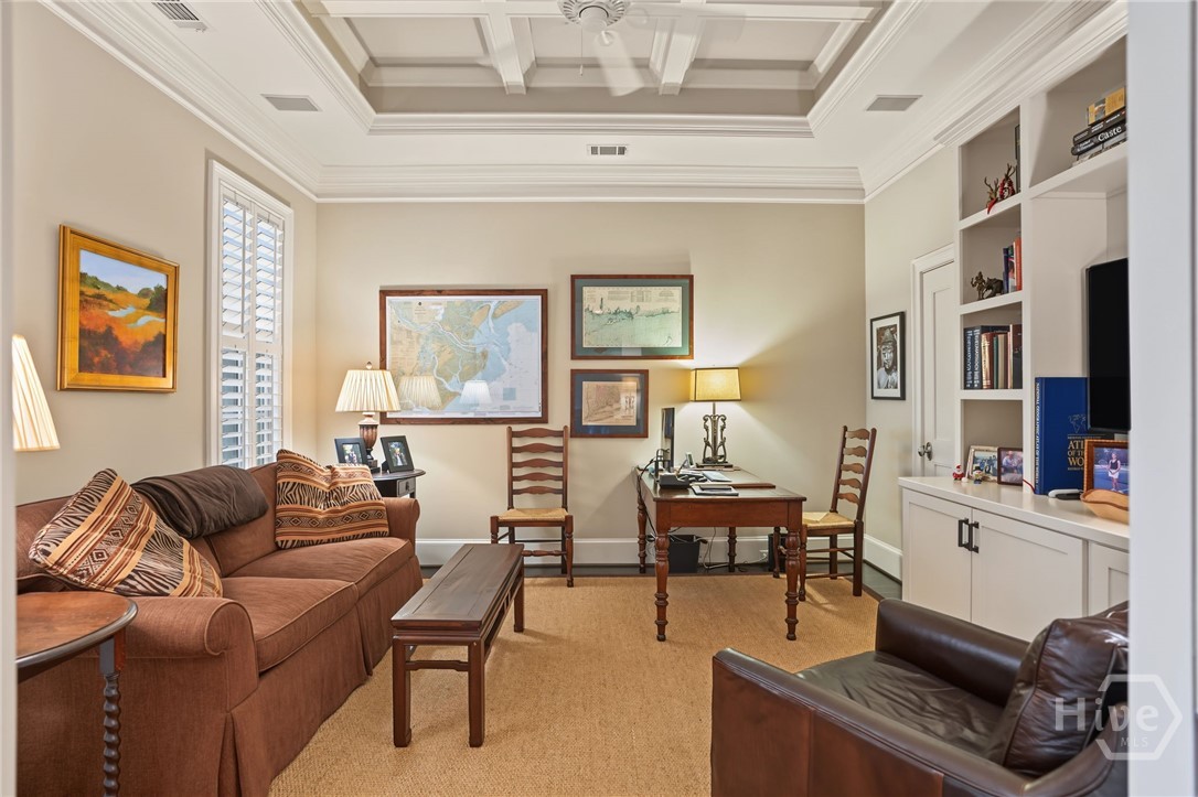 Study (optional 4th bedroom) with access to a full bathroom